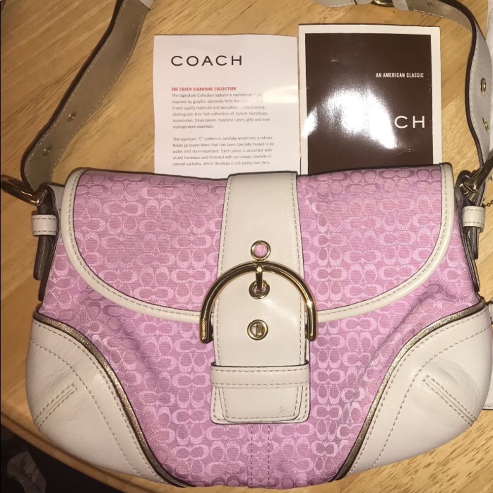 Authentic Coach Signature Collection bag 10” x 6”